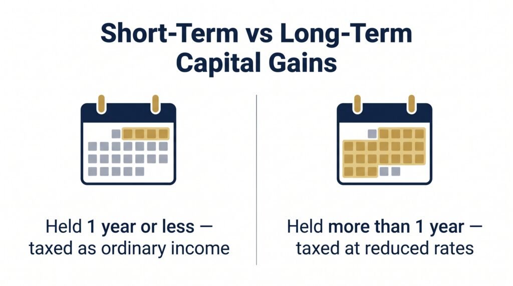 Short-Term vs Long-Term Capital Gains